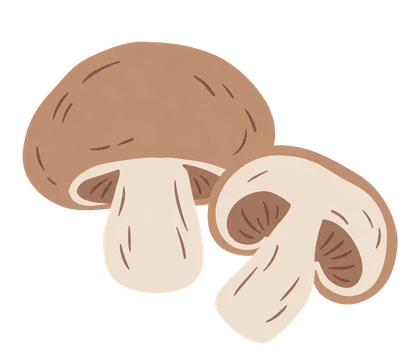 Champiñones, ilustración de El Cresol